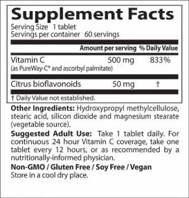 BEST 12 ore Vitamina C cu PureWay-C - 60 de tablete