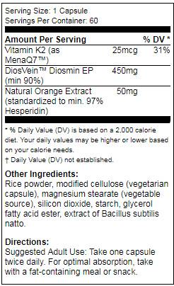 BEST Vein Support cu DiosVein - 60 de capsule