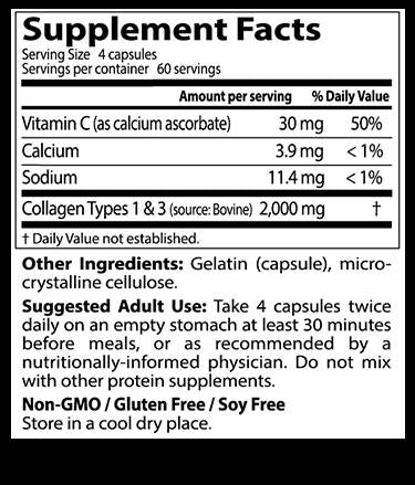 BEST Colagen Tipurile 1 și 3 / 500 mg - 240 capsule