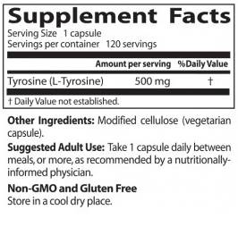 BEST L-Tyrosine 500 mg - 120 capsule