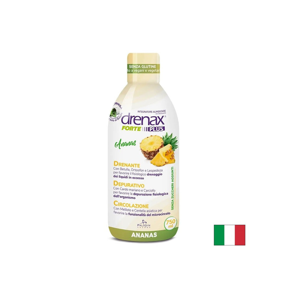 Formulă anti-retenție de lichide cu ananas - Drenax - Drenax® Forte Plus – diuretic pe bază de plante, 750 ml, 25 de doze