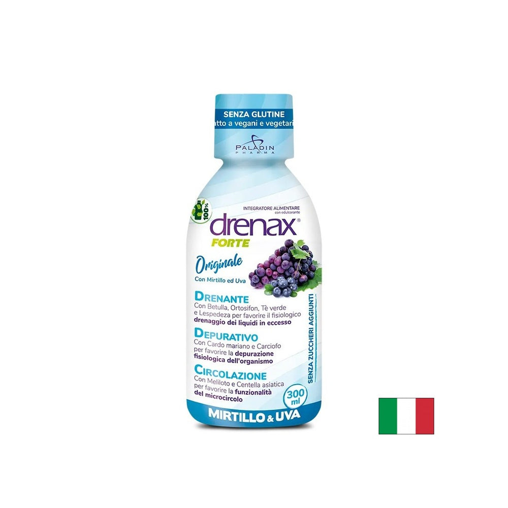 Formulă diuretică cu semințe de struguri și afine - Drenax - Drenax® Forte, 300 ml, 10 doze