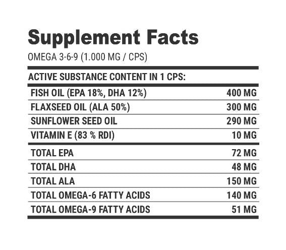 Omega 3-6-9 - 100 capsule