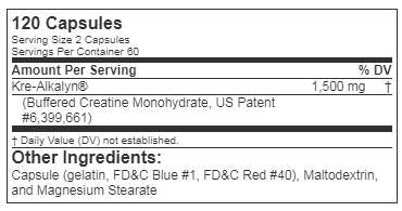 Kre-Alkalyn EFX Capsule - 120 capsule