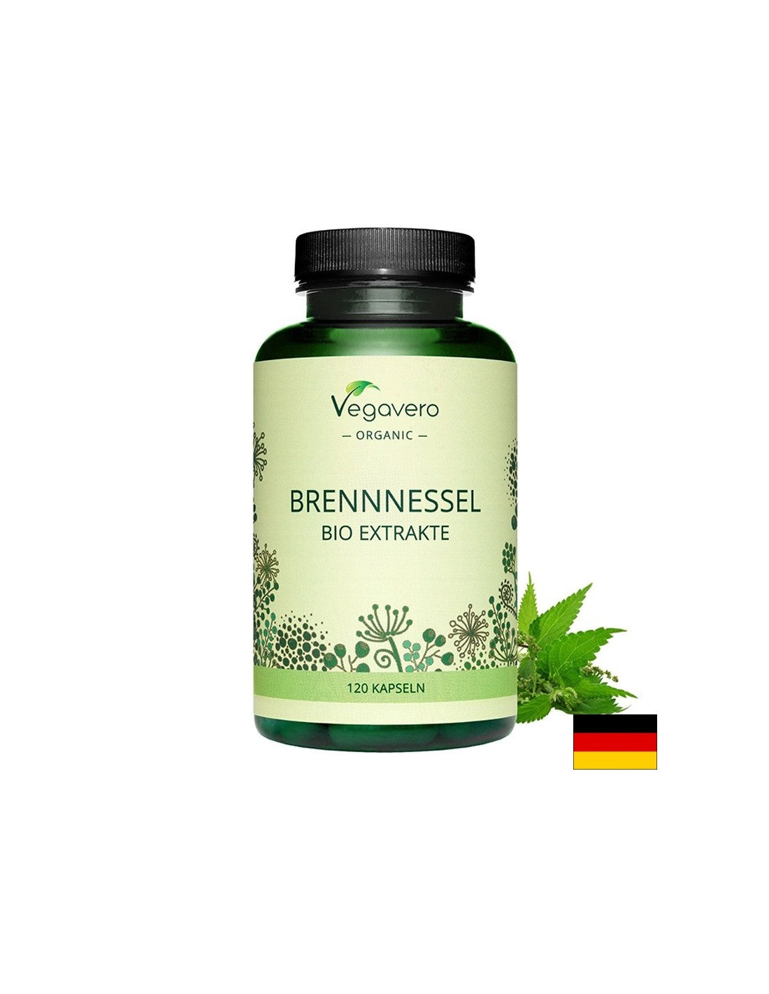 Extract de urzica bio - Brennessel Bio Extrakte, 120 capsule Vegavero