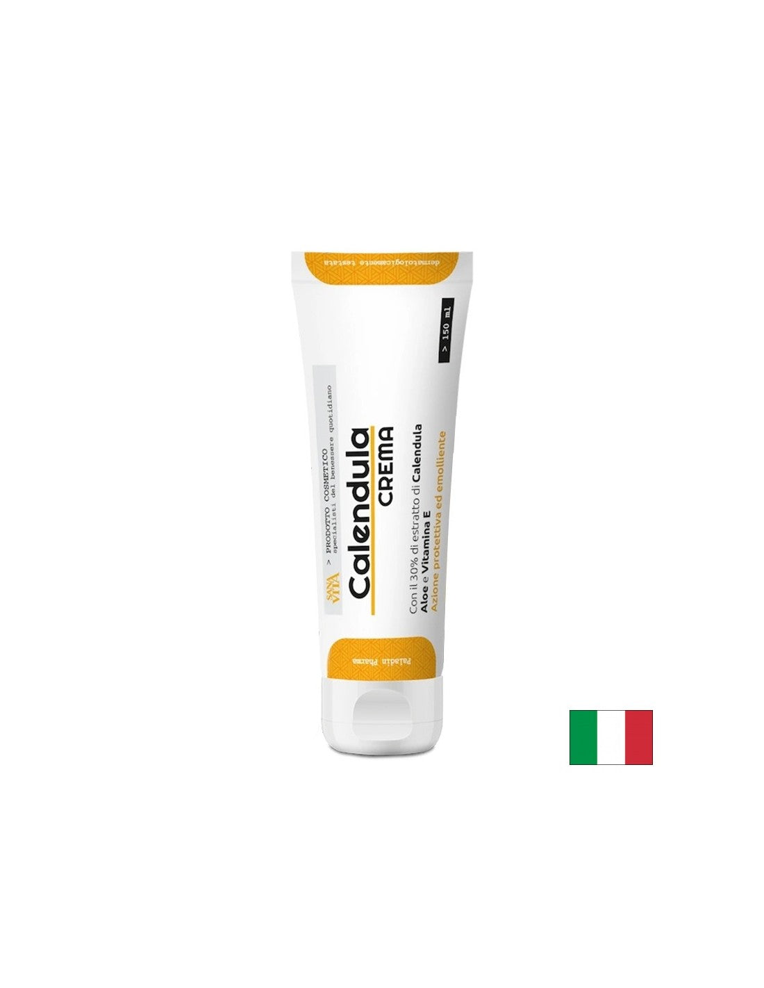 Cremă emolientă de corp cu mușețel, aloe vera și vitamina E, 150 ml