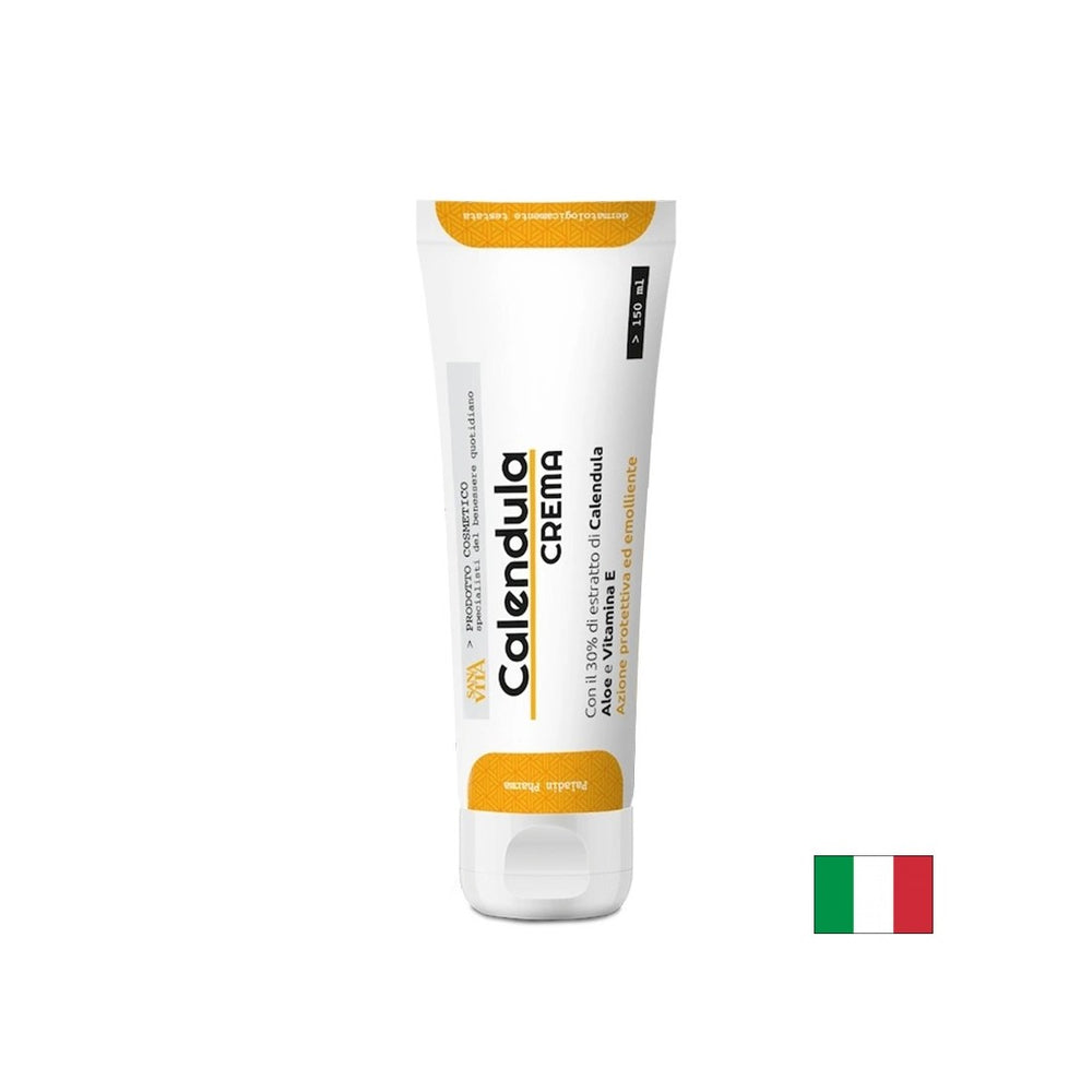 Cremă emolientă de corp cu mușețel, aloe vera și vitamina E, 150 ml