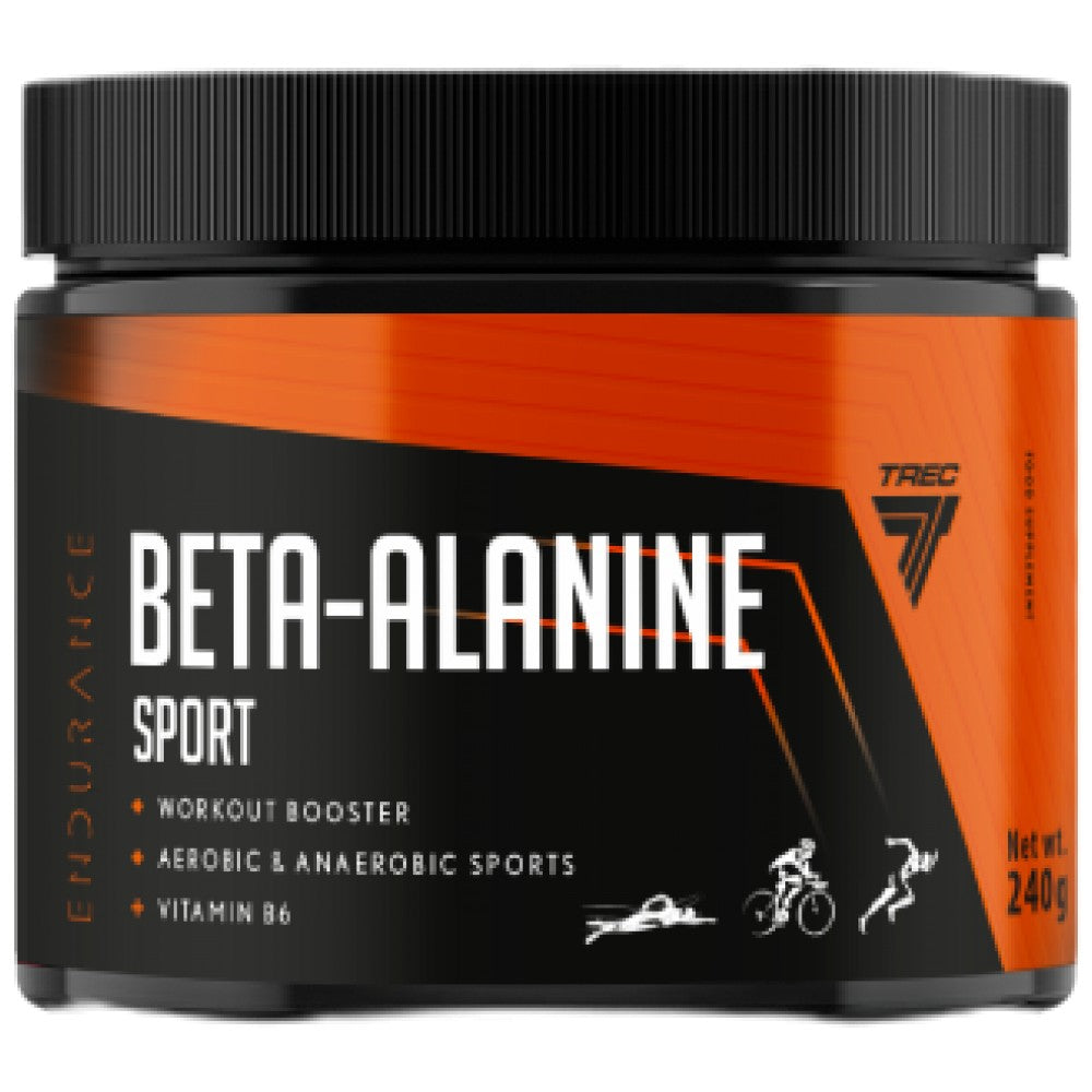 Beta-Alanine Endurance Sport Powder | with Vitamin B6 - 240 grams - Nutra Best Europe