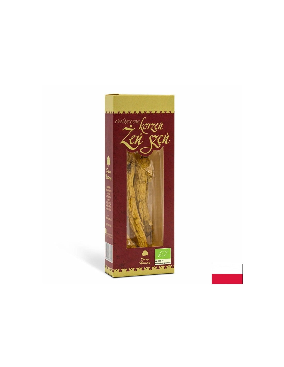 Energie și imunitate - Ginseng (rădăcină) BIO, 20 g Dary Natury