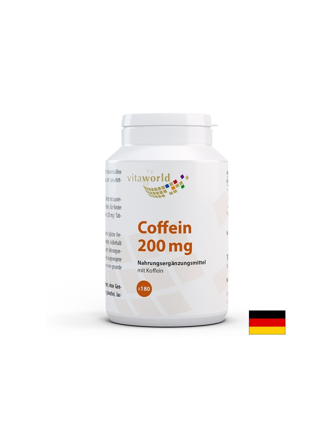 Energie si Metabolism - Cofeina, 200 mg x 180 tablete