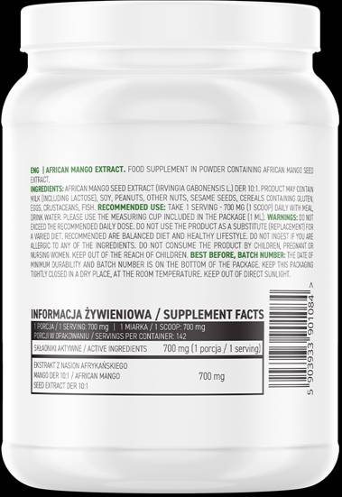 Extract african de mango / pulbere 100 grame