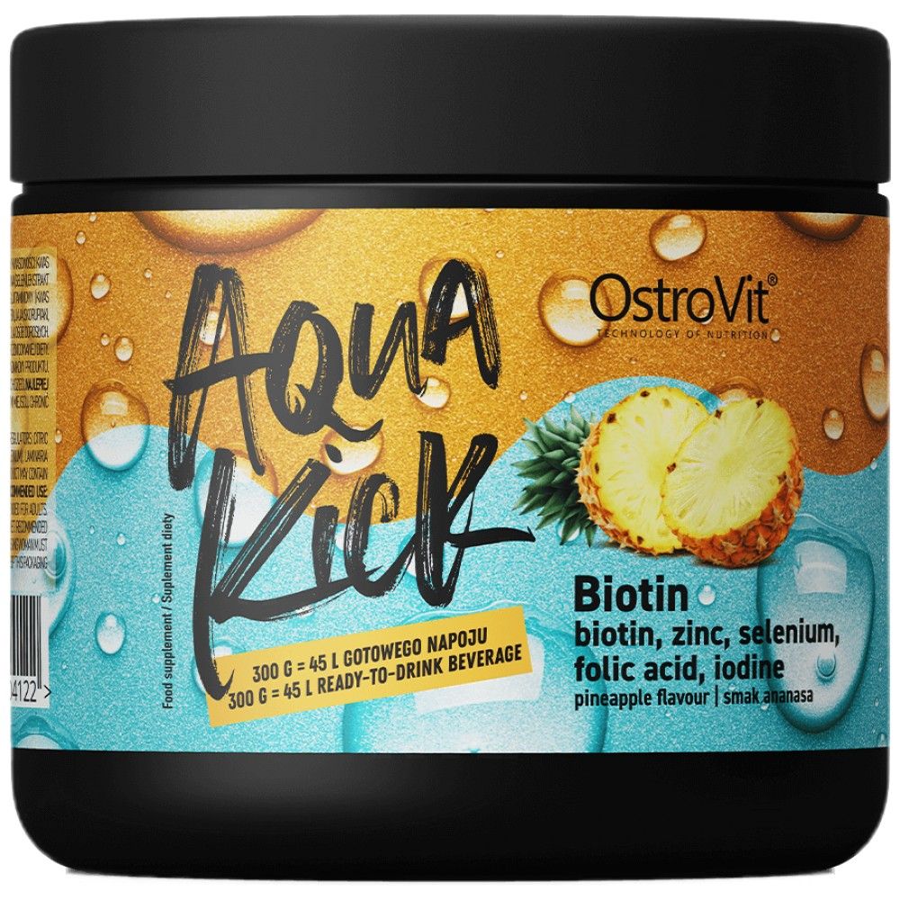 Aqua Kick / Advanced Hydration cu Biotină, Zinc, Seleniu - 300 grame
