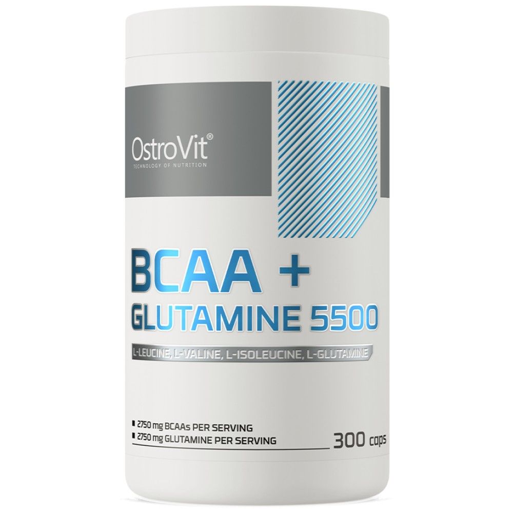 BCAA + Glutamina 5500 mg - 300 capsule