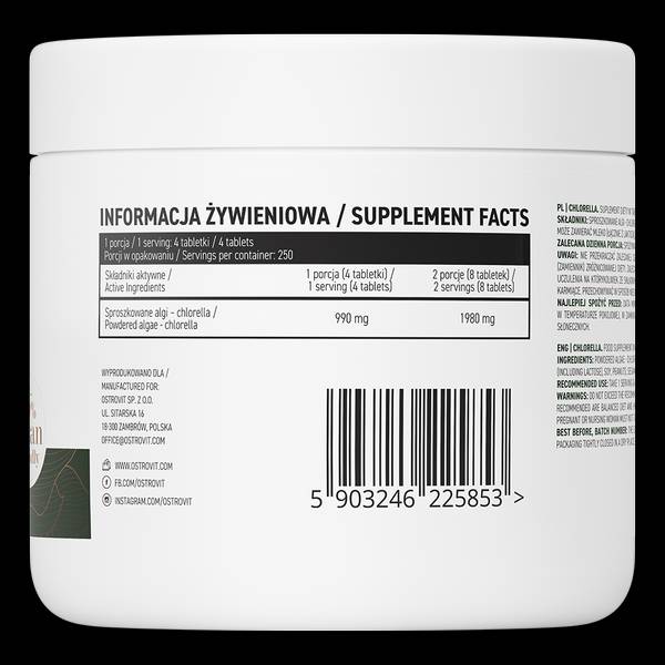 Chlorella - 1000 de tablete