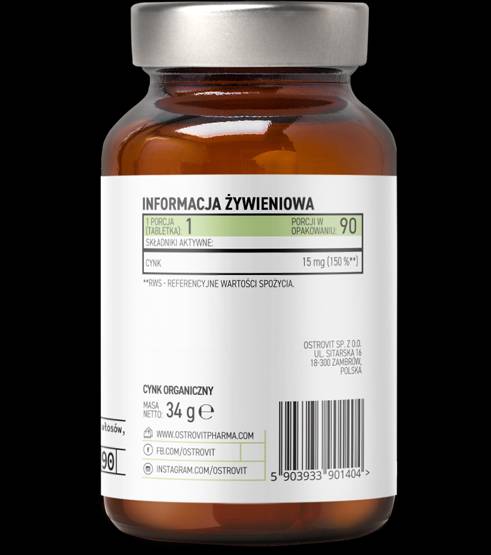 Picolinat de zinc organic 15 mg 90 tablete