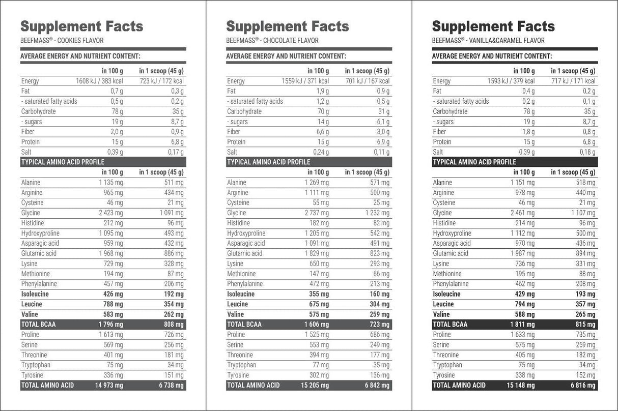 BeefMass - 1500 de grame