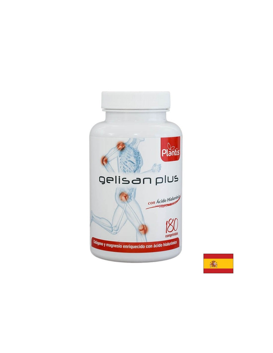 Colagen, acid hialuronic și magneziu - oase și articulații - Gelisan Plus Plantis®, 180 comprimate