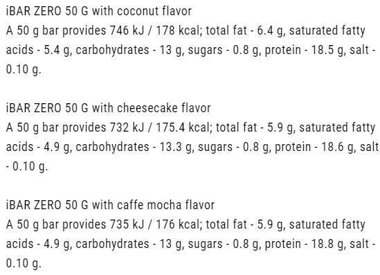 iBar Zero - 50 de grame