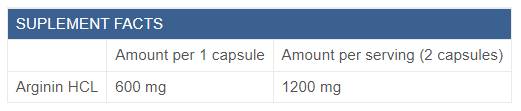 Arginine MAXX 1200 - 90 capsule