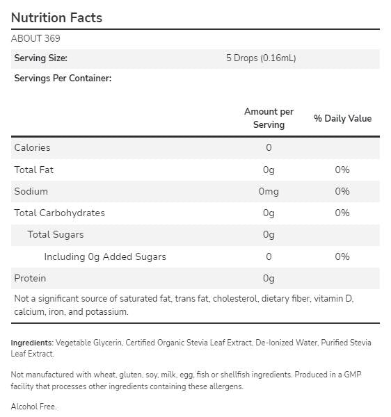Better Stevia® Liquid | Glicerit - 237 ml