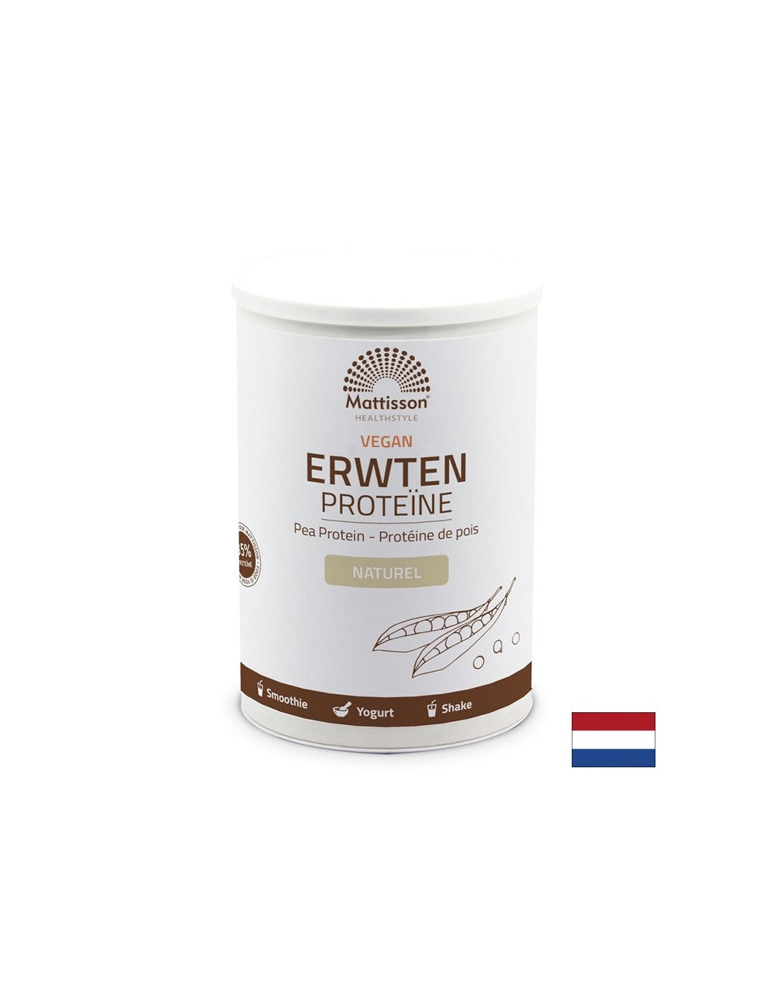 Pea Protein Isolate, 350g Powder Mattisson Healthstyle - Nutra Best Europe