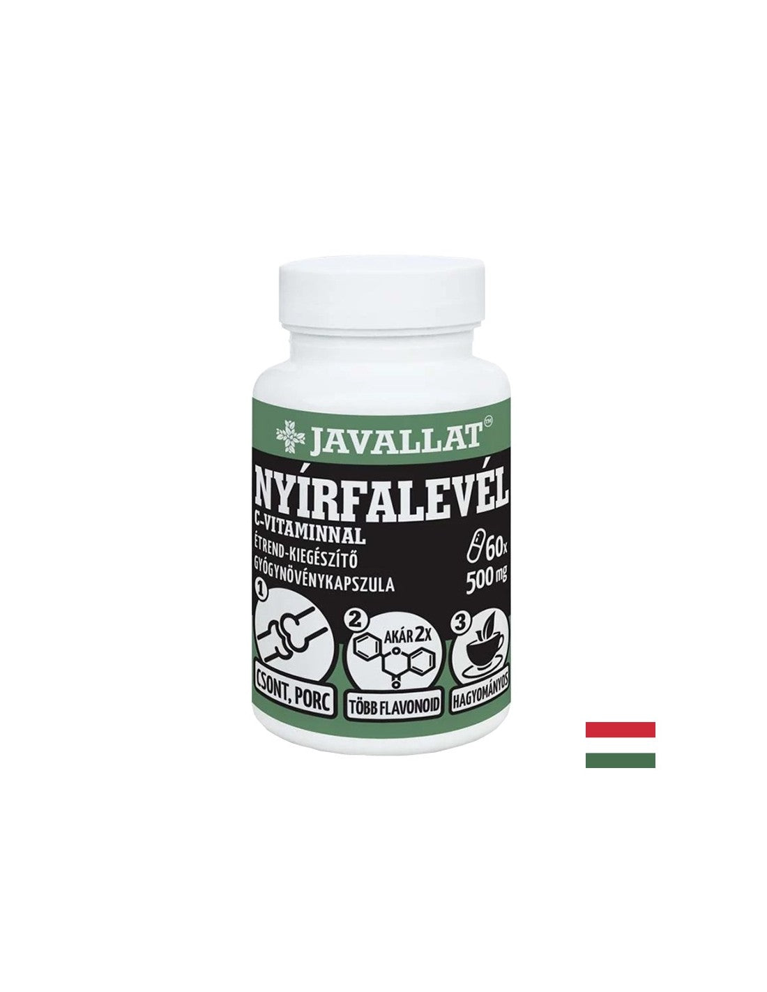 Îngrijire a pielii și articulațiilor - Mesteacăn alb (frunză) + Vitamina C, 60 capsule