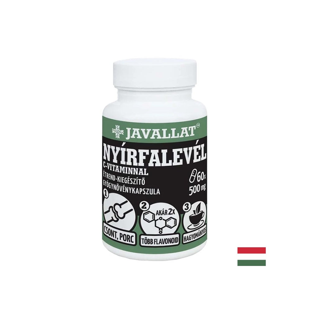 Îngrijire a pielii și articulațiilor - Mesteacăn alb (frunză) + Vitamina C, 60 capsule