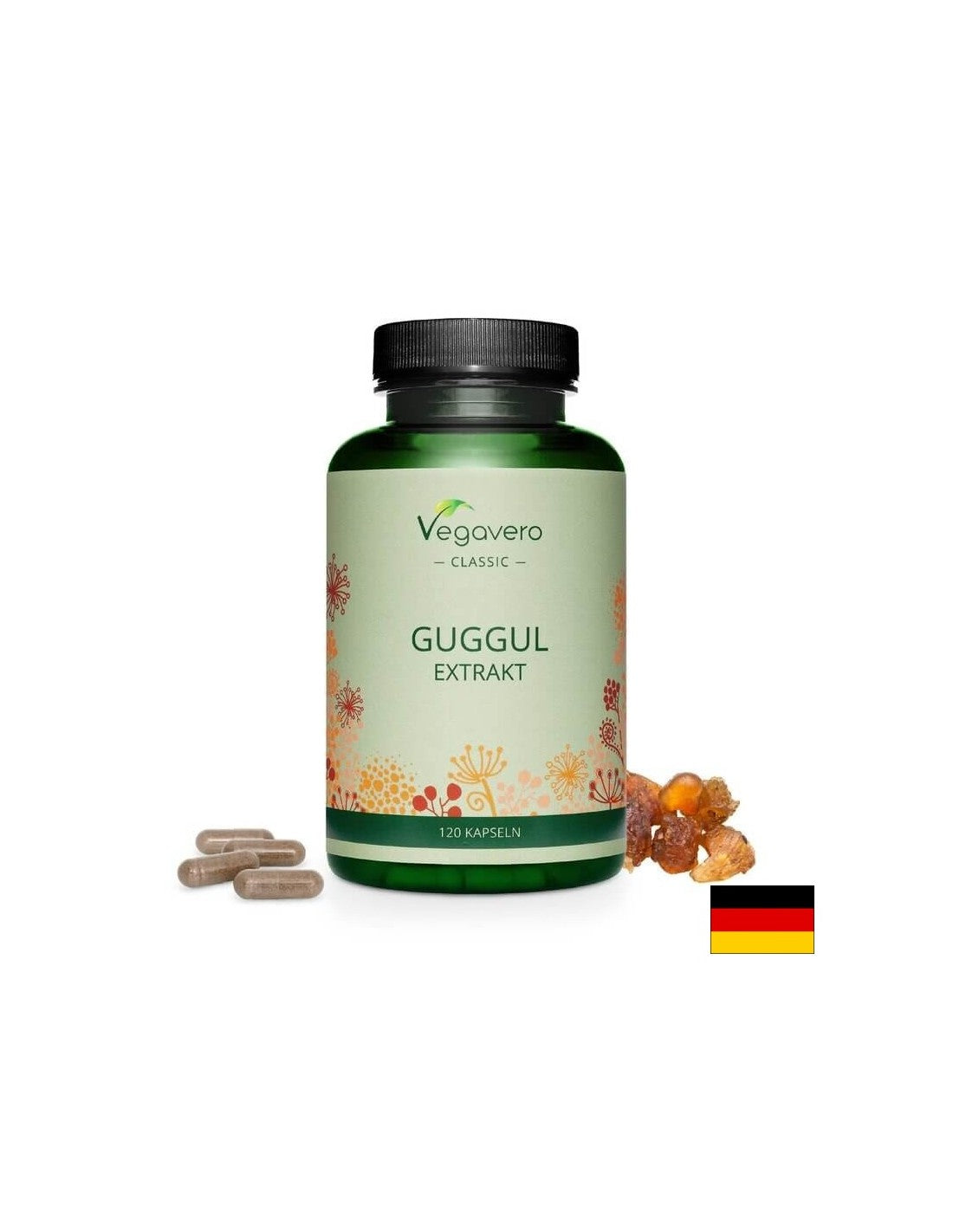 Extract Guggul, 120 capsule, 100% Vegan Vegavero