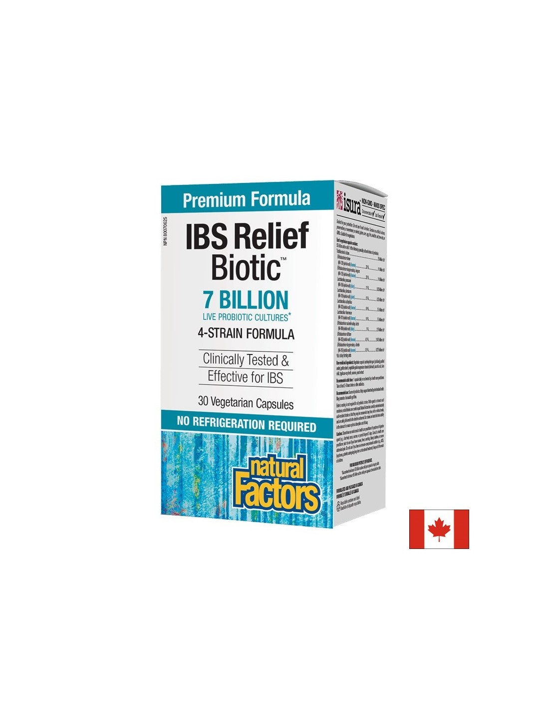 IBS Relief Biotic™ | 7 miliarde de culturi vii, 4 tulpini - 30 de capsule