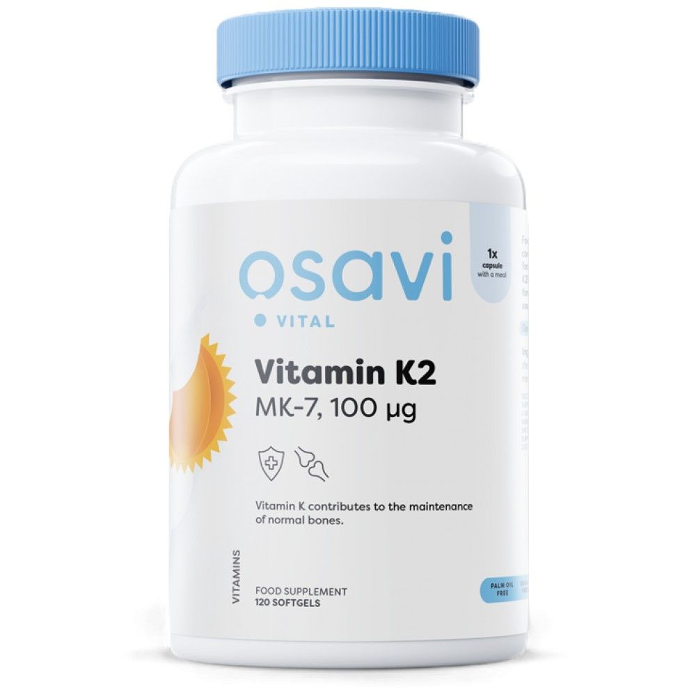 Vitamina K2 MK-7 100 mcg - 120 capsule de gel
