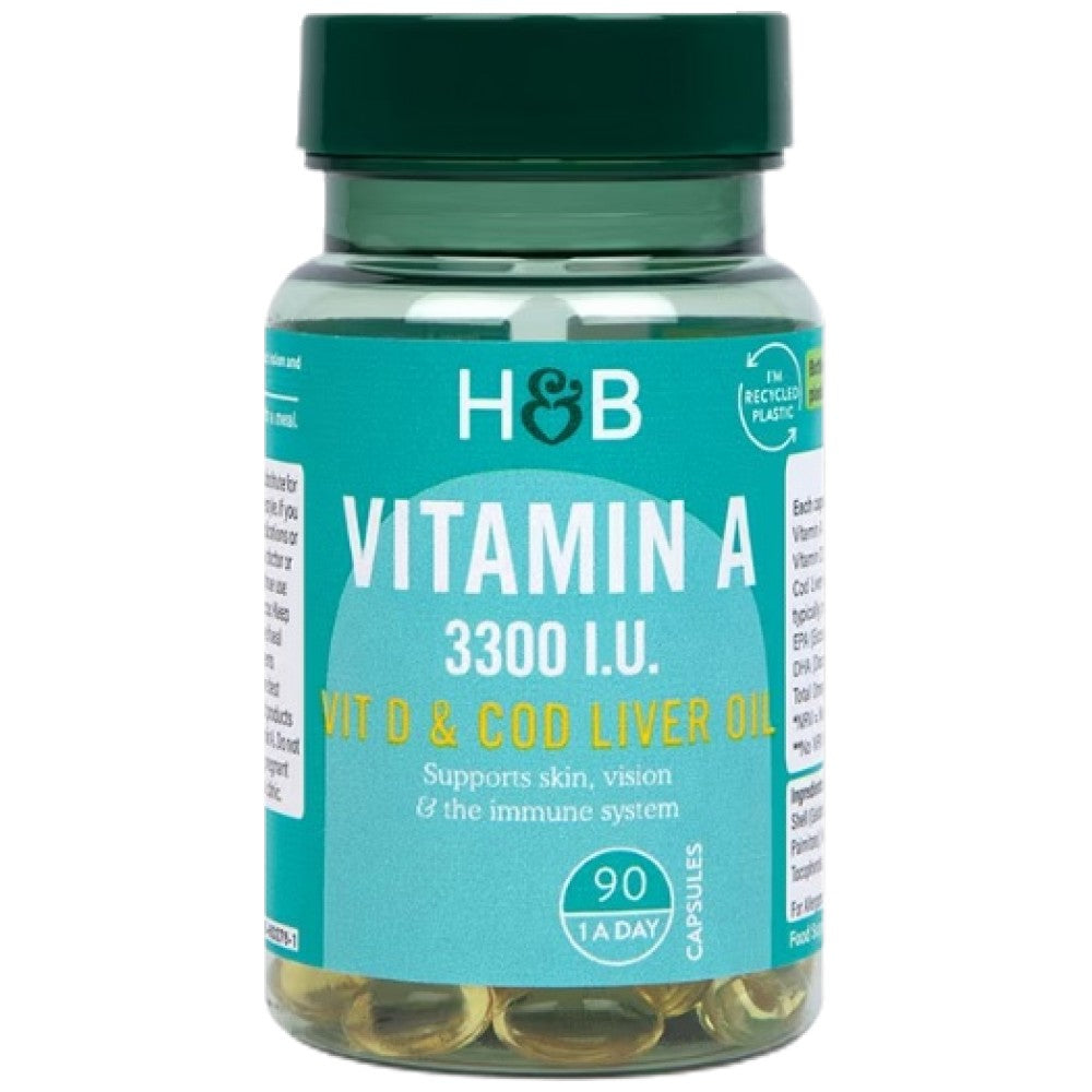 Vitamina A 3300 UI - 90 capsule de gel