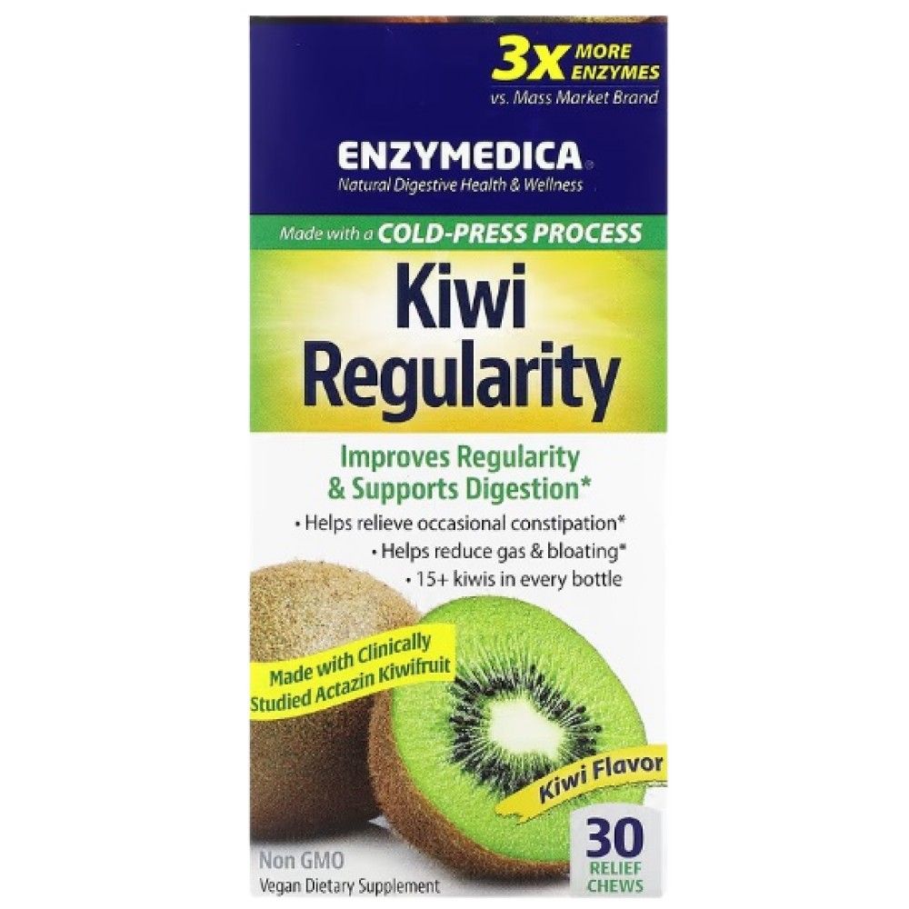 Kiwi Regularity - 30 de tablete masticabile