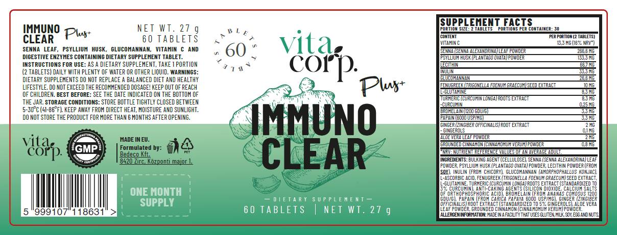 Immuno Clear Plus+ - 60 tablete