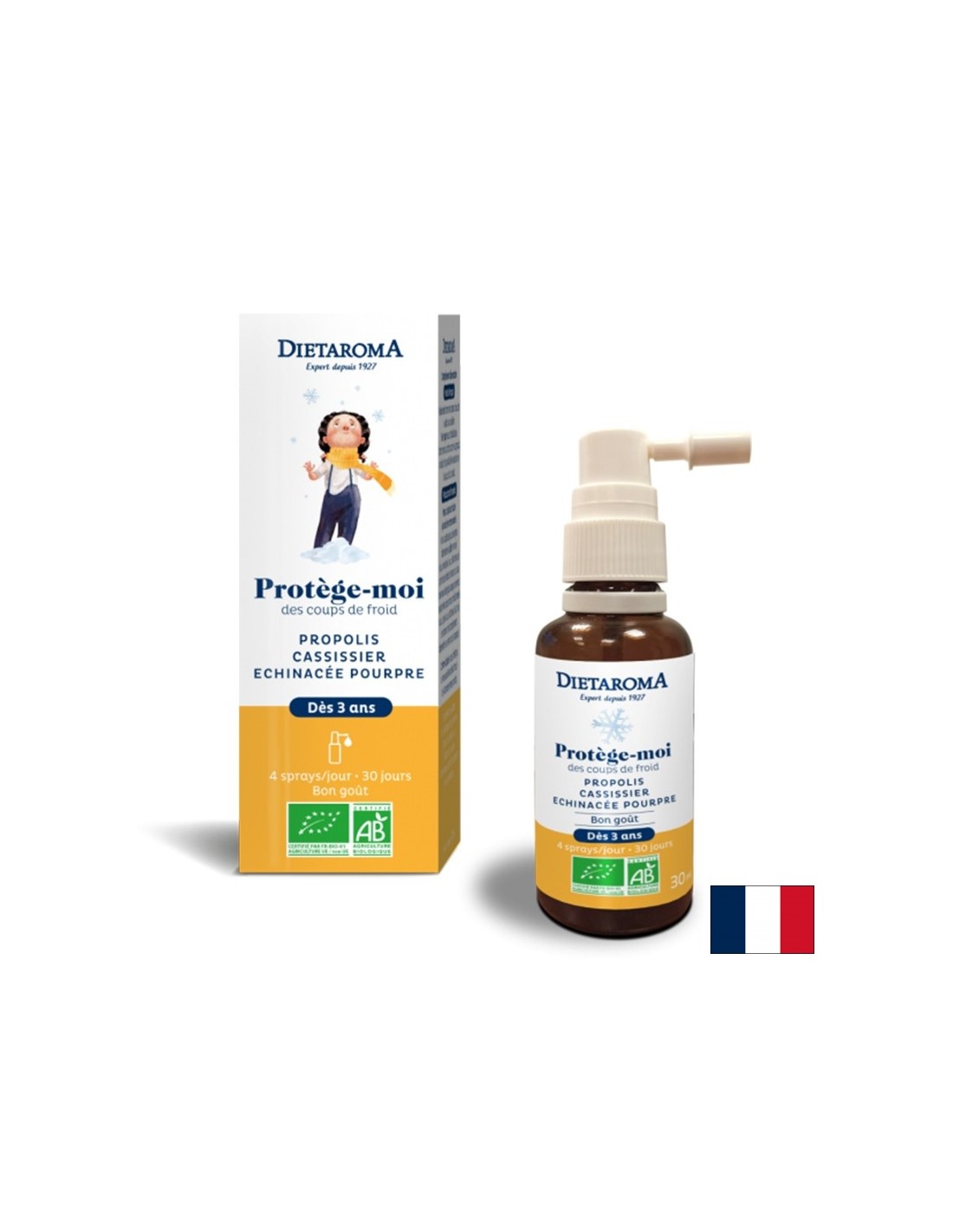 Spray imunitar pentru copii (cu echinaceea, propolis și coacăze negre), spray oral 30 ml