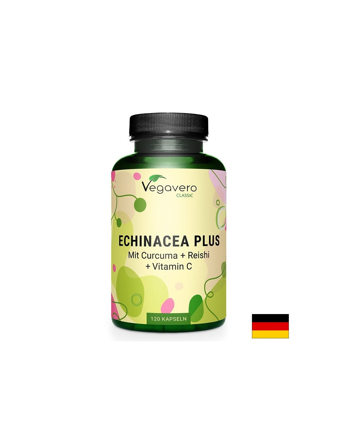 Imunitate - Echinacea + Turmeric, Reishi și Vitamina C, 120 capsule