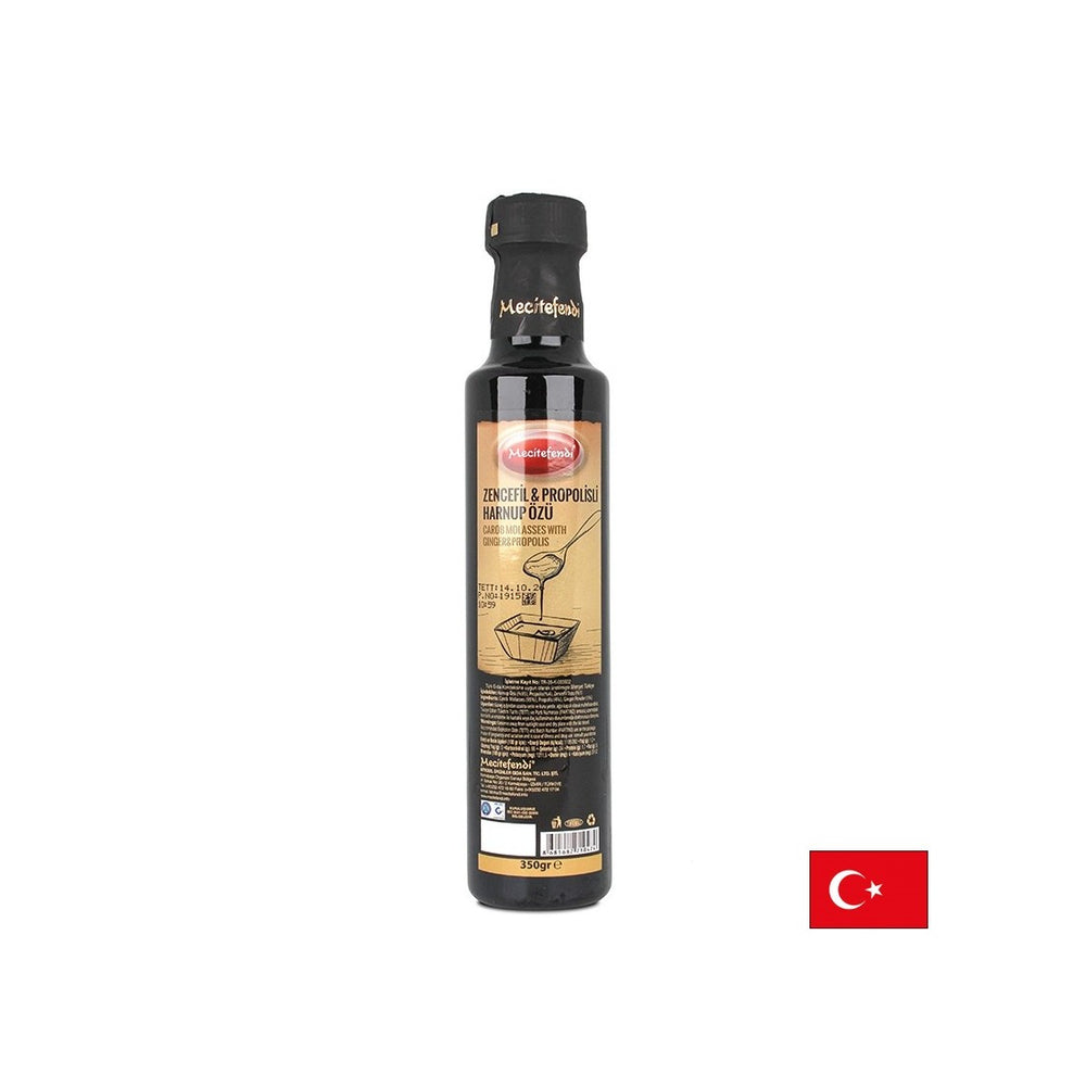 Melasă de roșcove cu propolis și ghimbir – Imunitate - Pentru administrare directă sau pentru aromarea dulciurilor și băuturilor, 350 g
