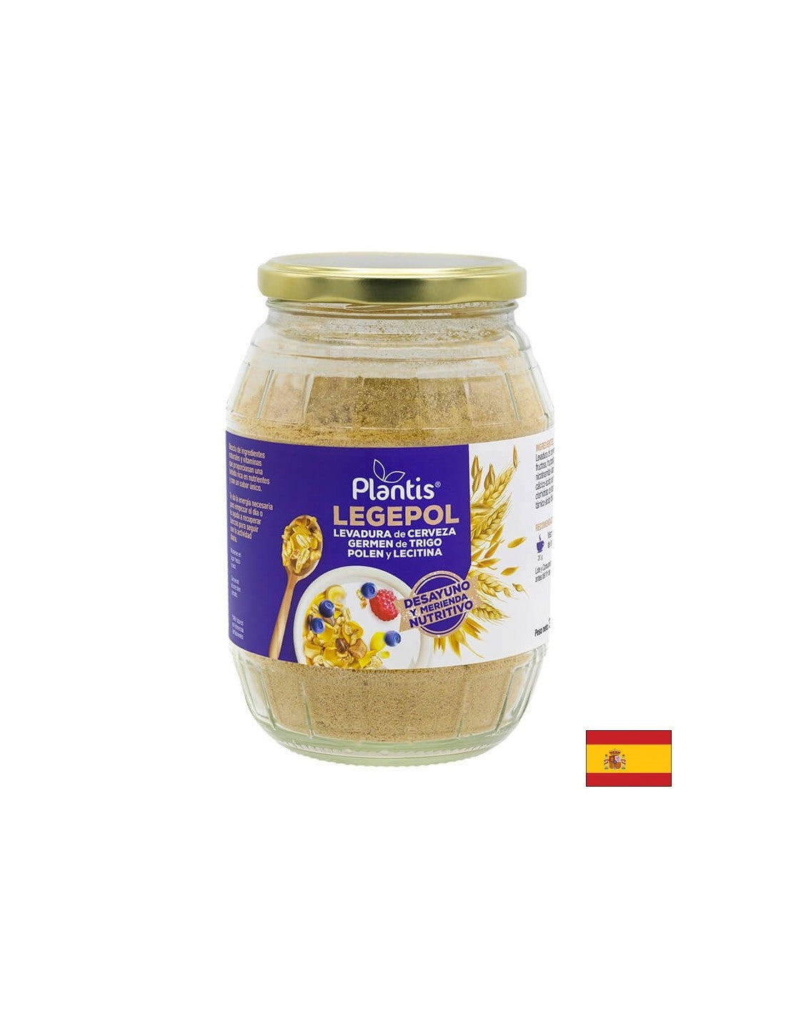 Imunitate și energie - Drojdie de bere, polen de albine și lecitină - Legepol Plantis® - Pulbere, 375 g