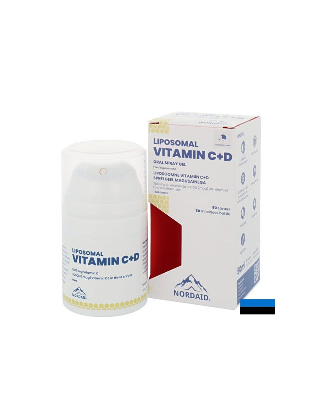 Imunitate - Vitamina C lipozomală + D3, gel spray oral, 50 ml