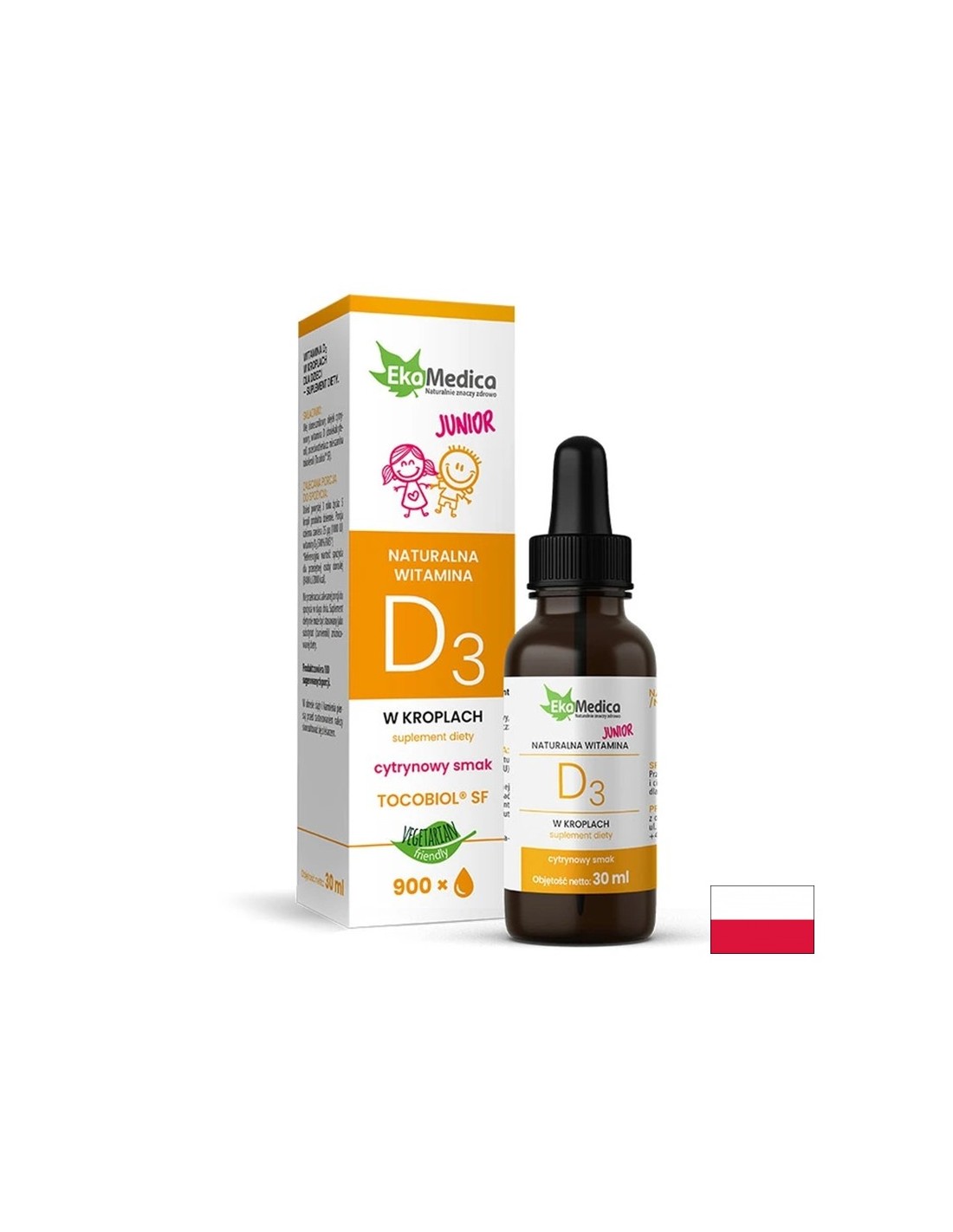 Imunitate - Vitamina D3 pentru copii si adulti, 200 UI x 30 ml picaturi