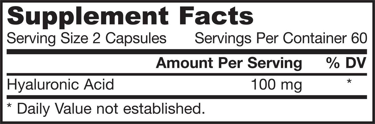 Acid hialuronic 50 mg - 60 capsule