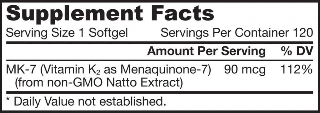 MK-7 90 mcg - 120 capsule de gel