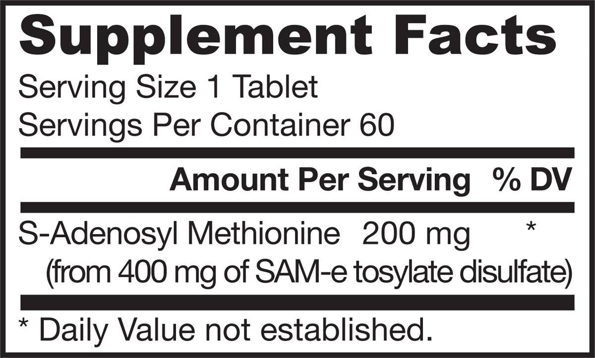 SAM-e 200 mg - 60 comprimate