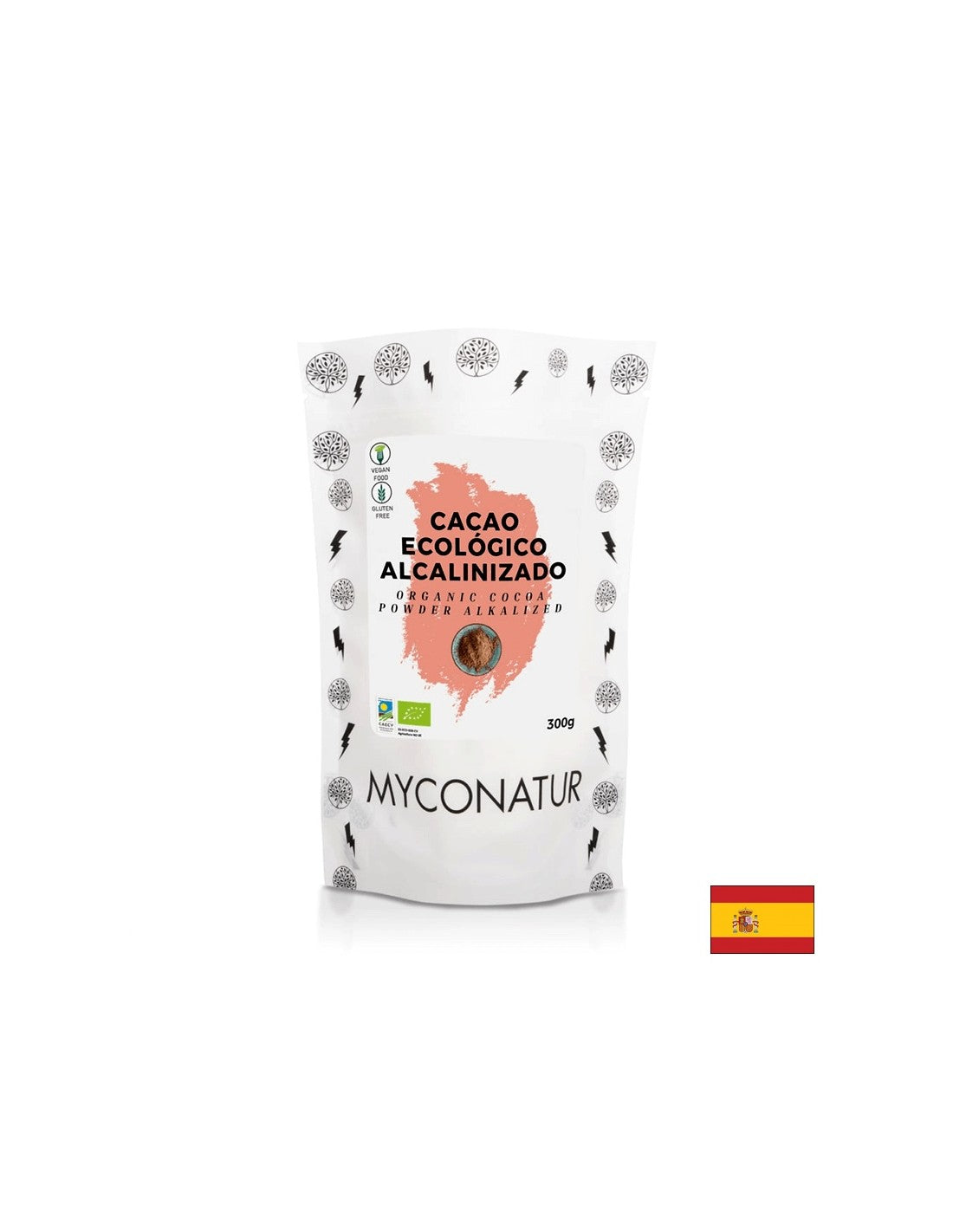 Cacao (alcalinizata), BIO, 300 g pudra