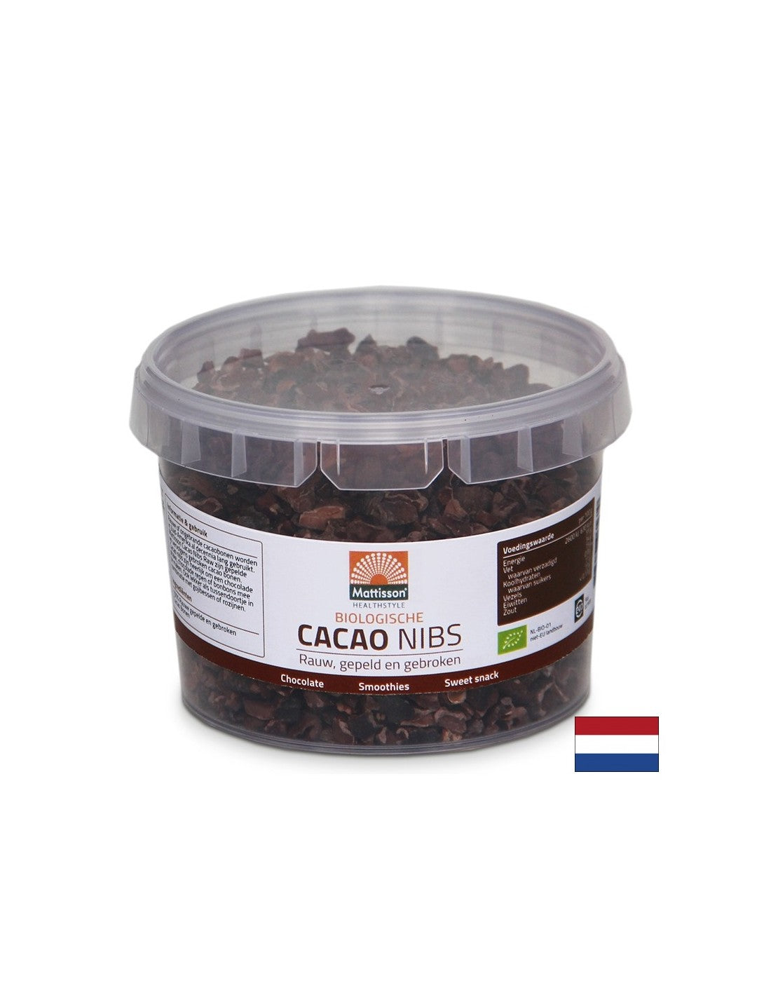 boabe de cacao BIO (crude, decojite si maruntite) x 150 g