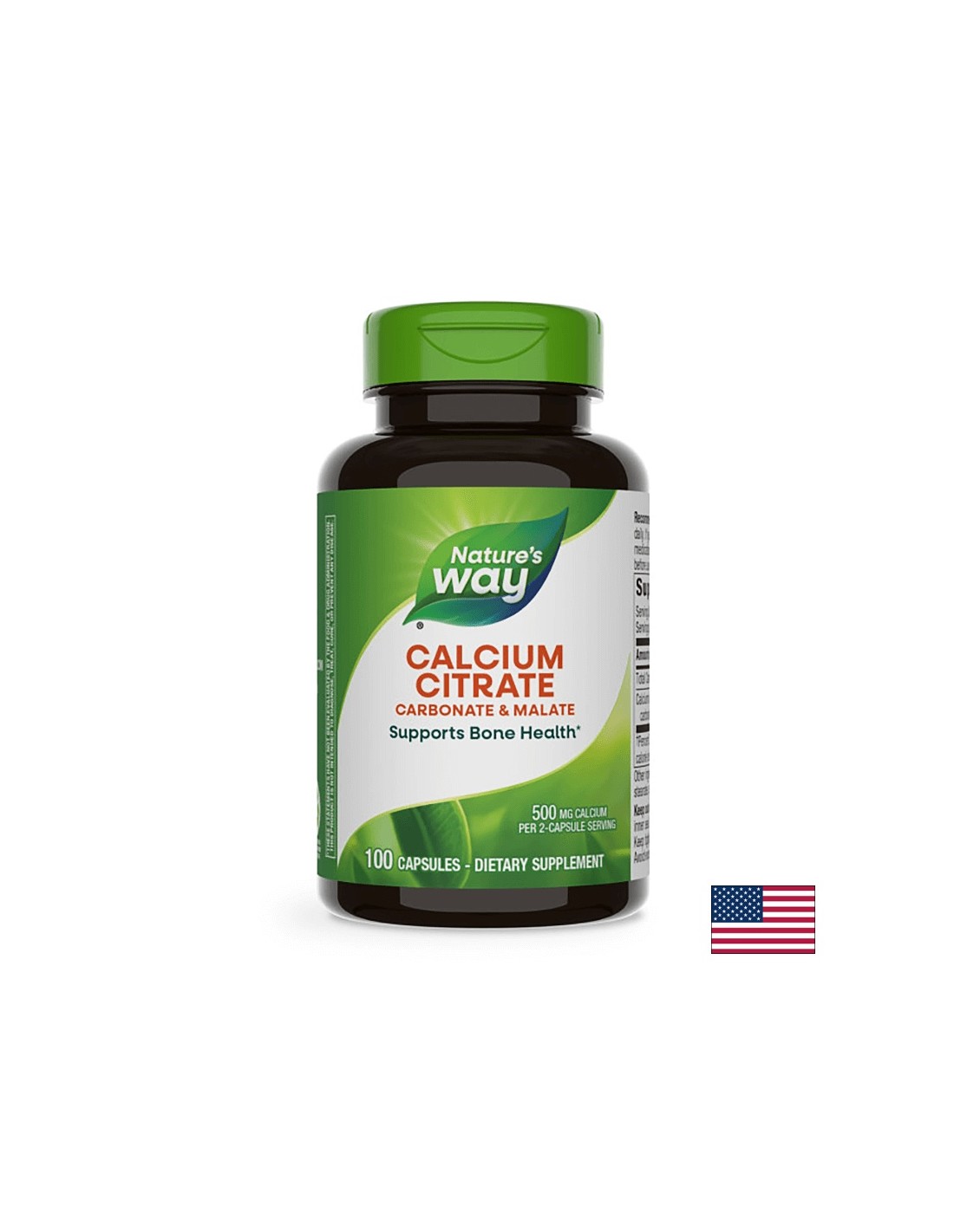 Citrat de calciu - 100 capsule