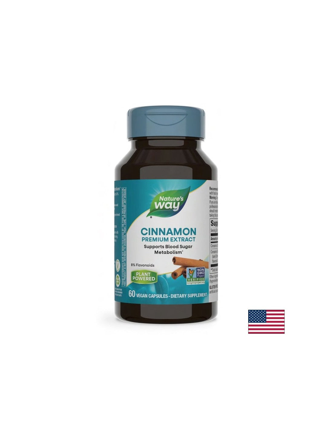 Scorțișoară 500 mg x 60 capsule Nature's Way