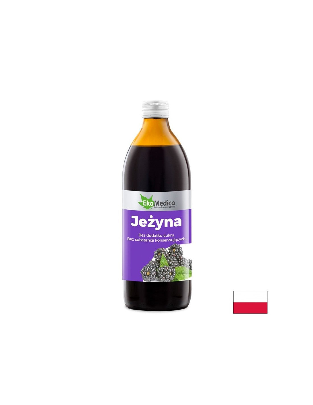 Suc de mure cu camu-camu si vitamina C naturala - Protectie antioxidanta si antiaging, 500 ml, 10 sau 20 doze