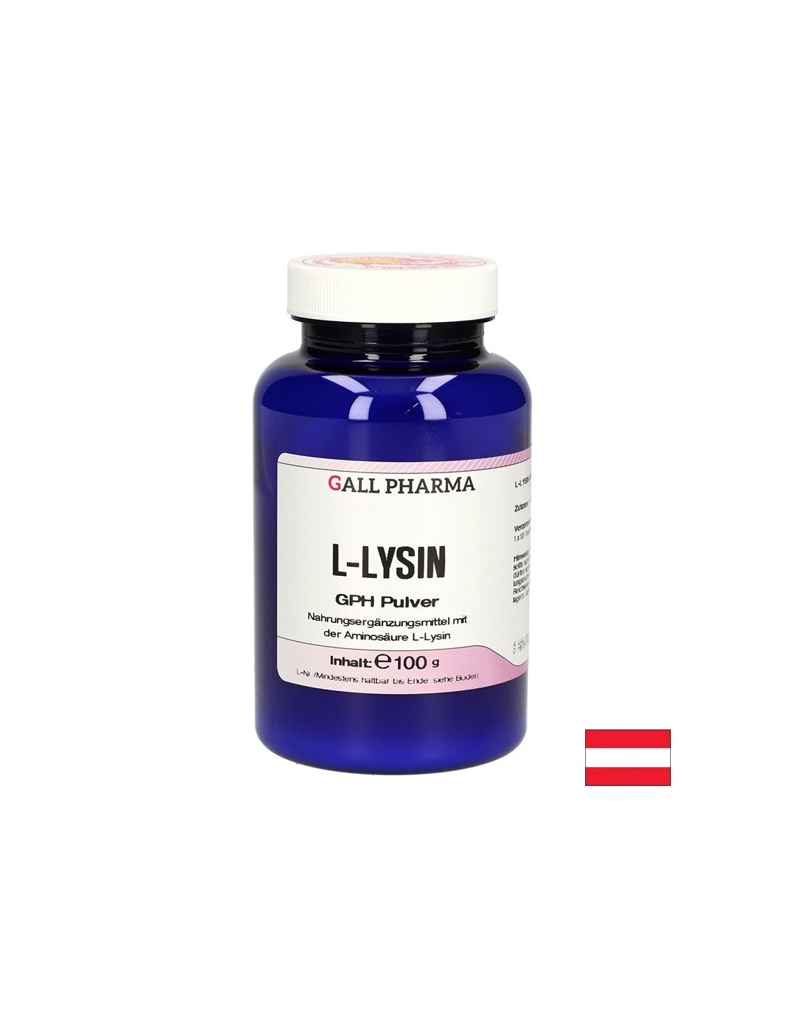 Herpes simplex, sănătate imunitară - L-Lysin (L-Lysin), 100 g, pulbere