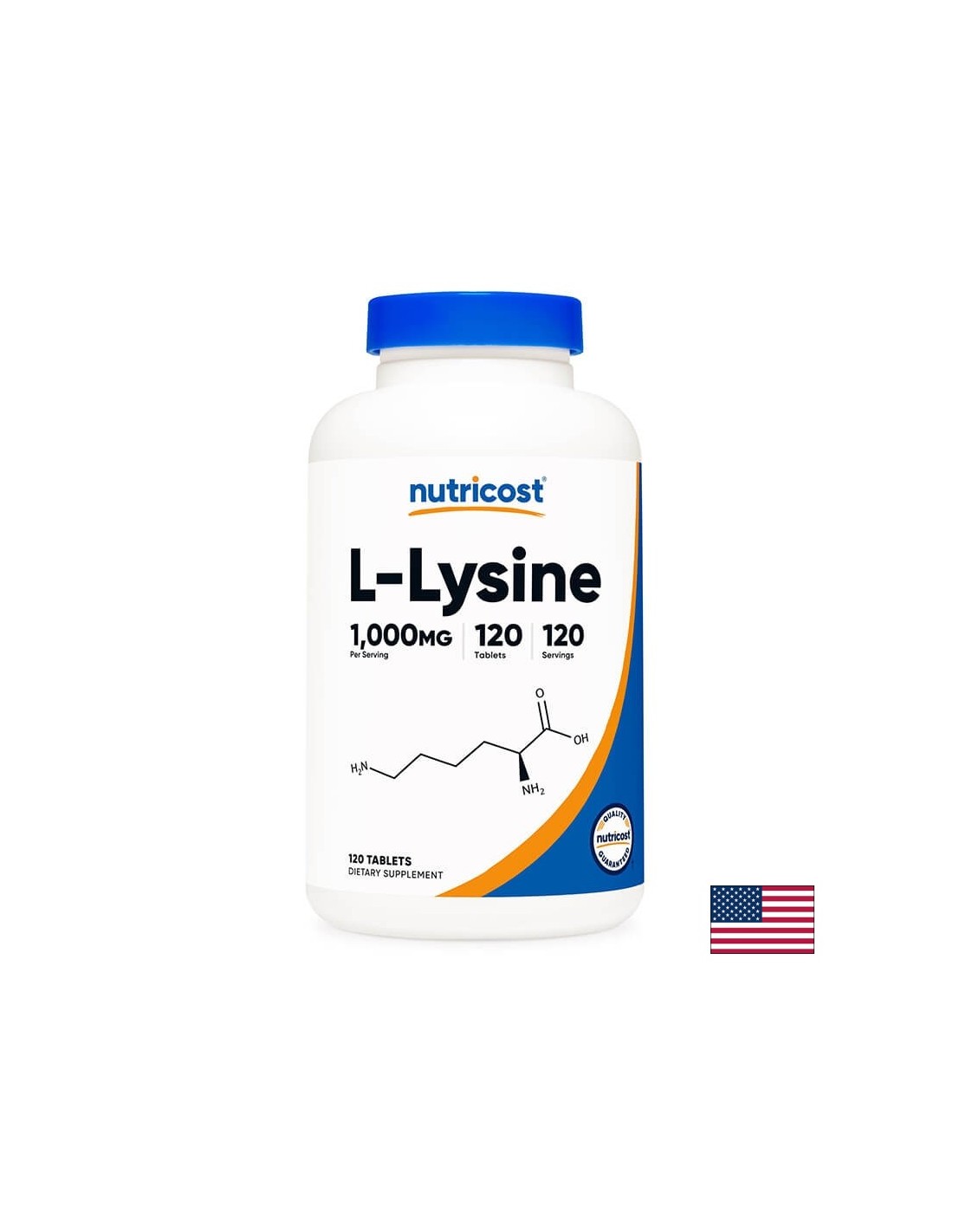 Herpes simplex, sistemul osos - L-lizină (clorhidrat) 1000 mg, 120 comprimate