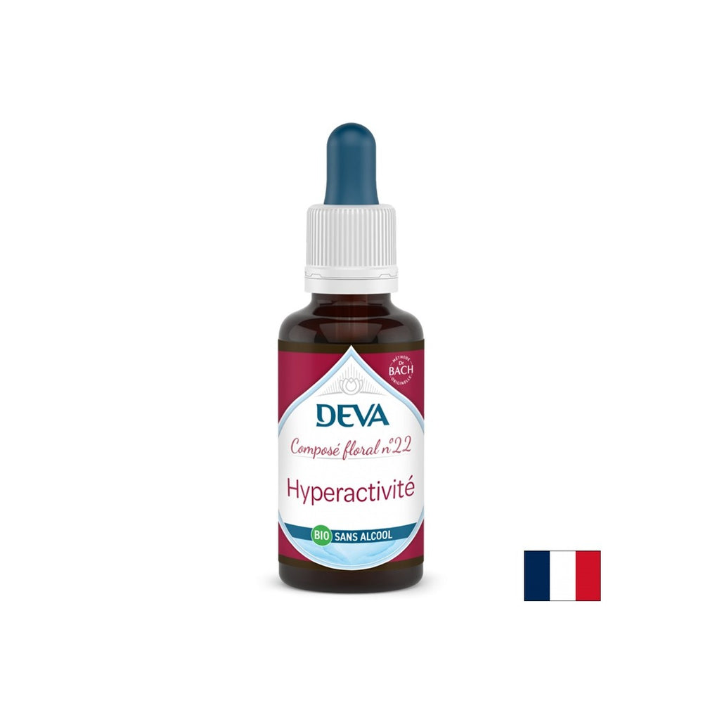 Hiperactivitate, esențe florale, picături Bach nr. 22 (fără alcool), 30 ml